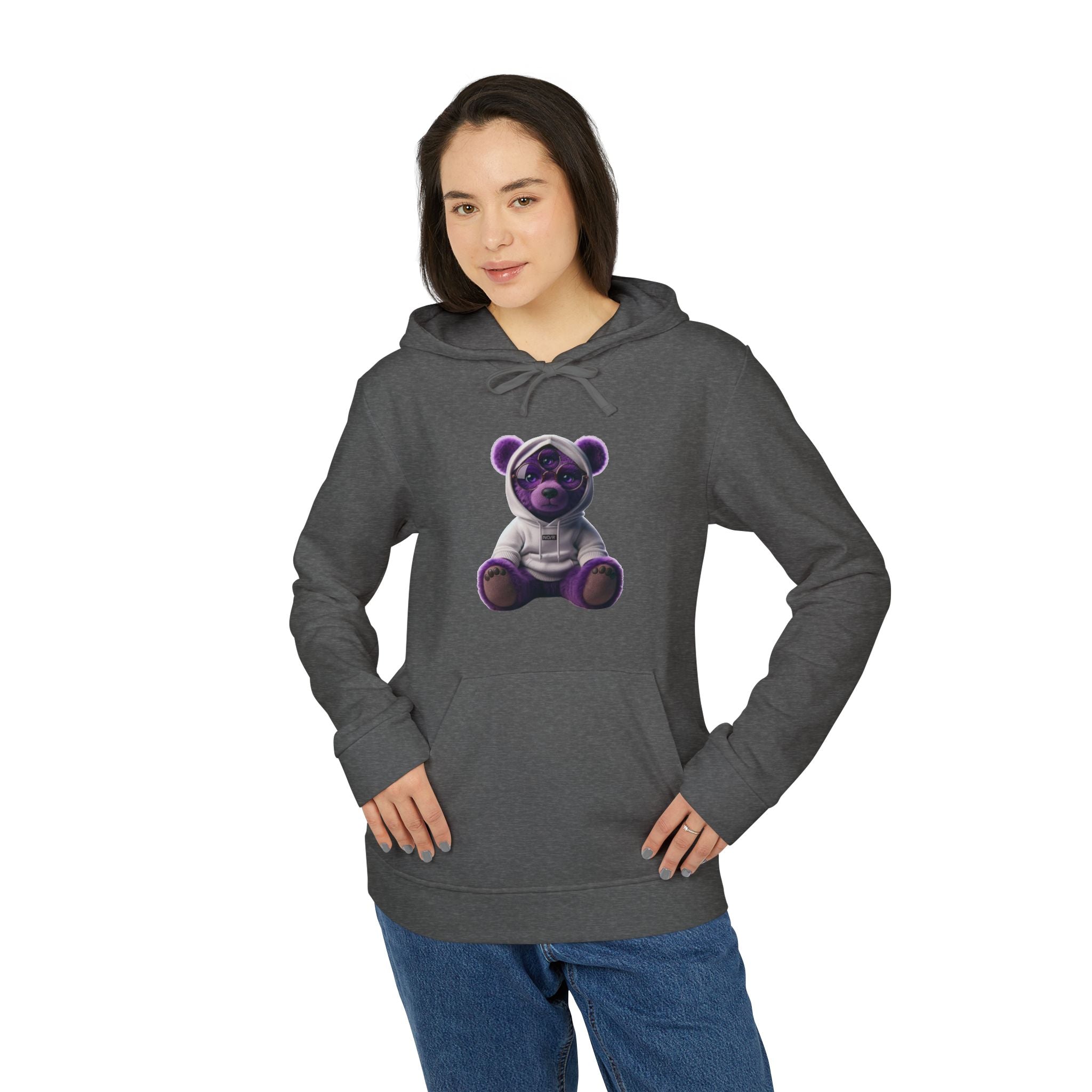 adidas Unisex Fleece Hoodie - Sage Bear