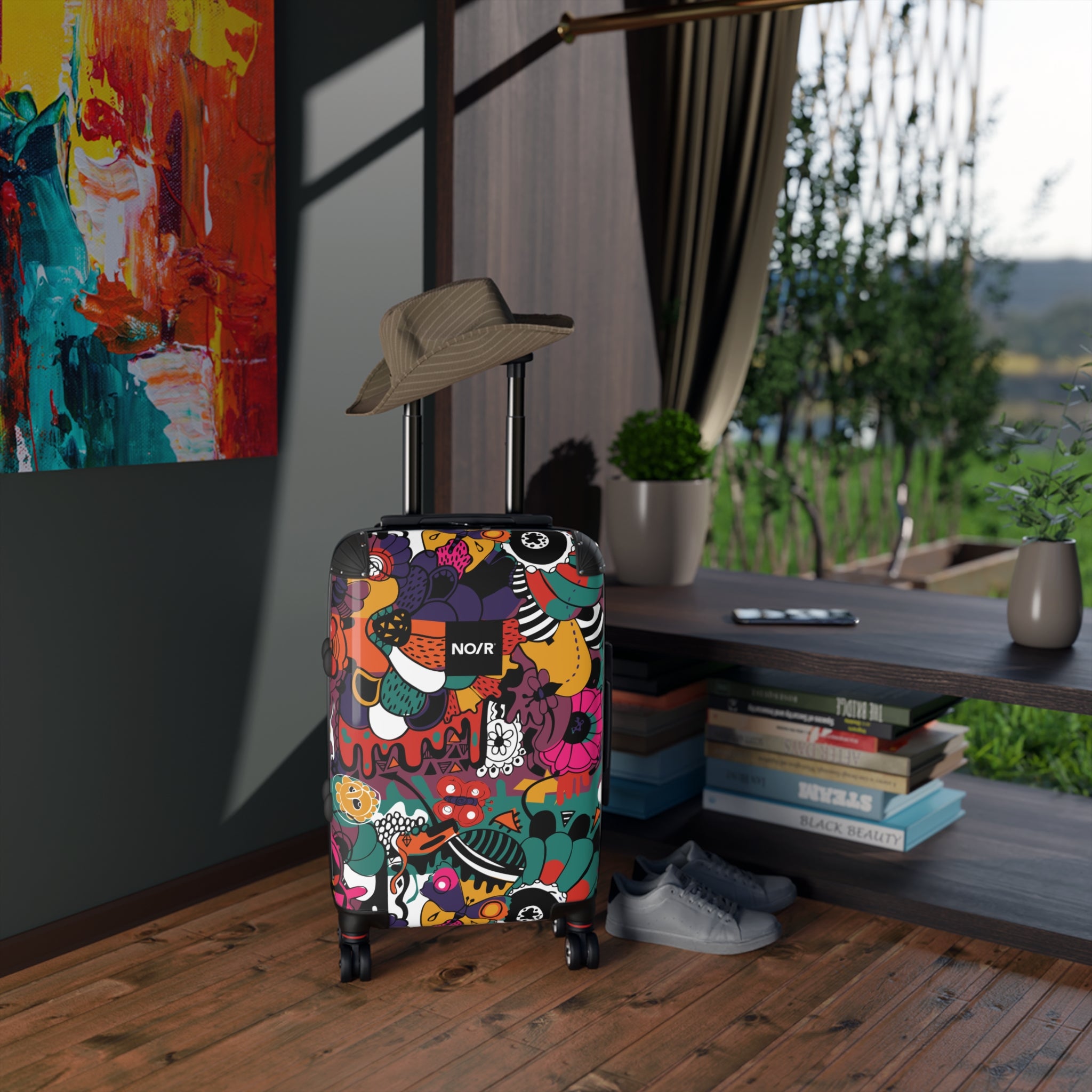 NO REHEARSAL x BONGANG Carry-On Suitcase – JEWEL Edition | Artistic Travel Luggage