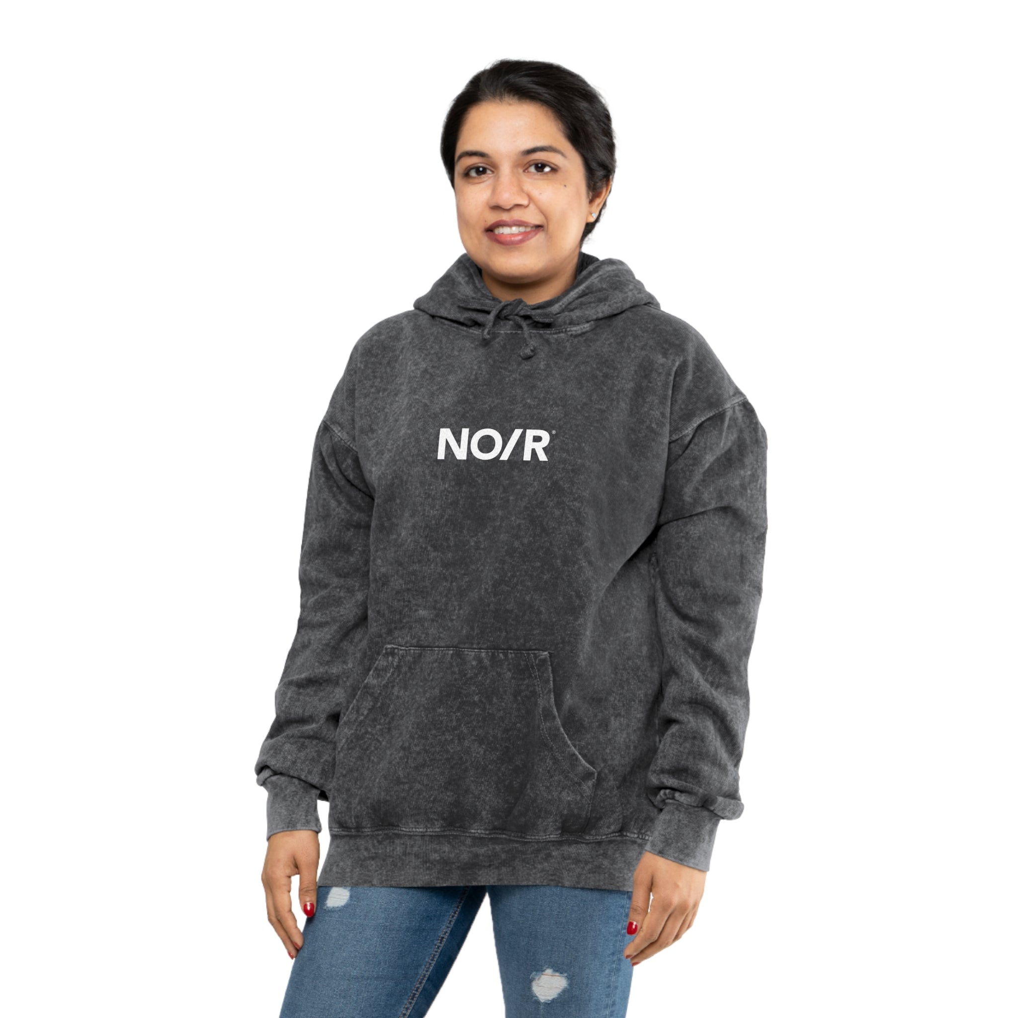 NO/R Wash Day - Unisex Mineral Wash Hoodie