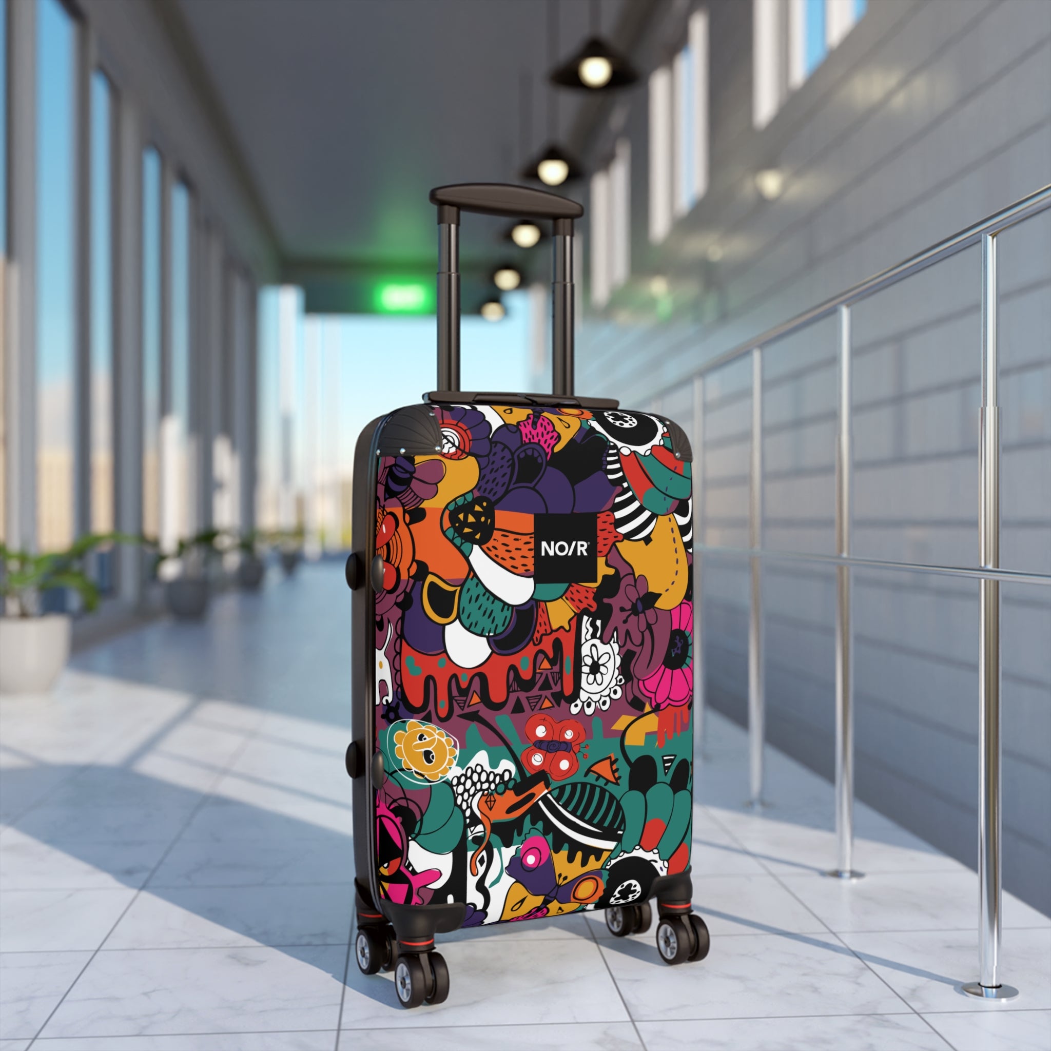 NO REHEARSAL x BONGANG Carry-On Suitcase – JEWEL Edition | Artistic Travel Luggage