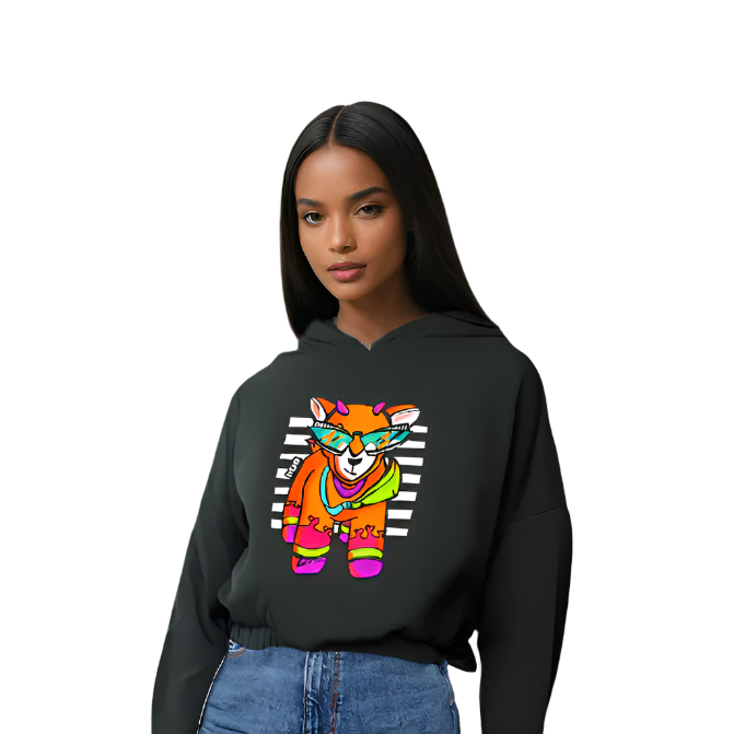 Magic Mekkie - Women's Cinched Bottom Hoodie