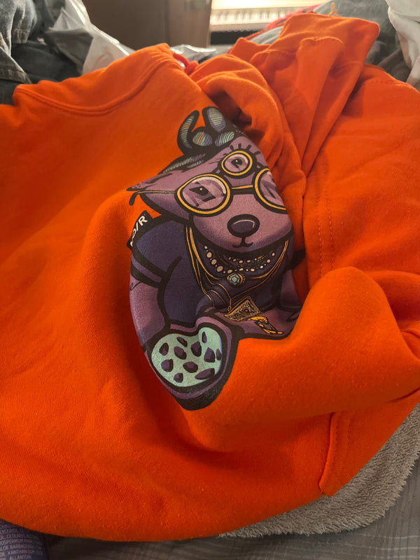 orange no rehearsal Lil Sage bear - orange Sweater