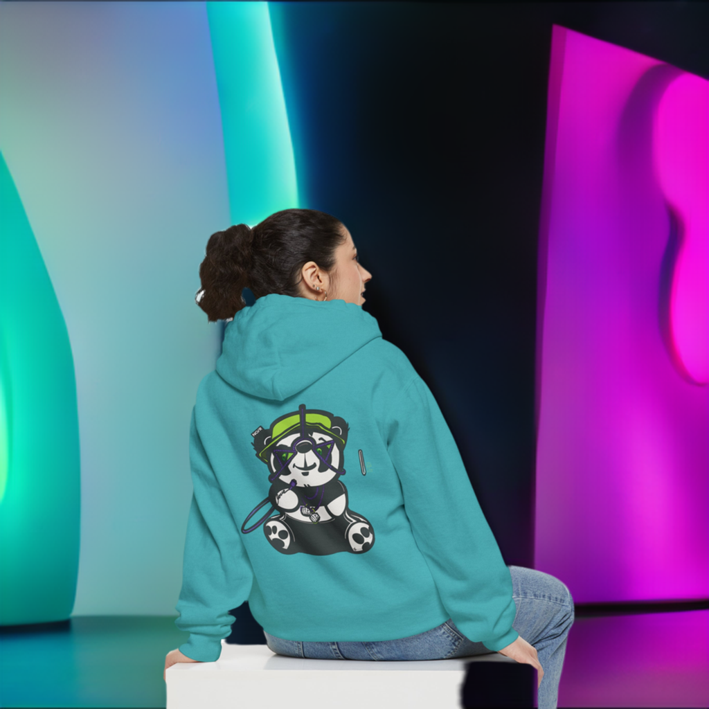 Divine Panda - Unisex Garment-Dyed Hoodie
