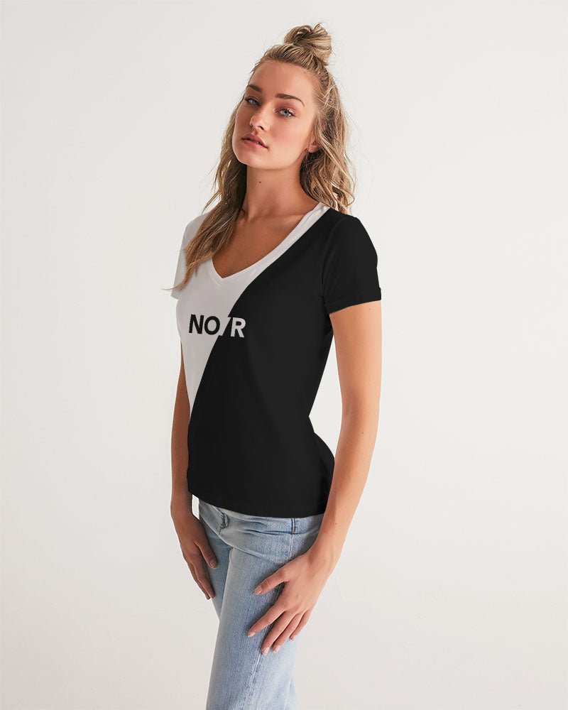 NO/R Women's V-Neck Tee
