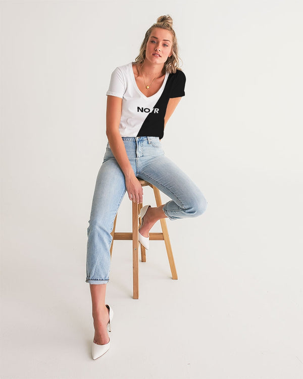 NO/R Women's V-Neck Tee