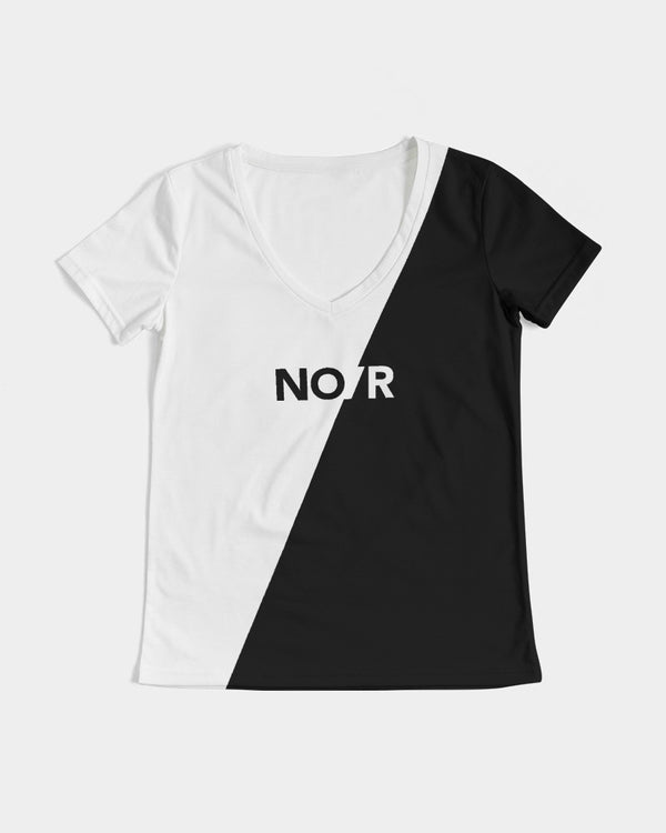 NO/R Women's V-Neck Tee