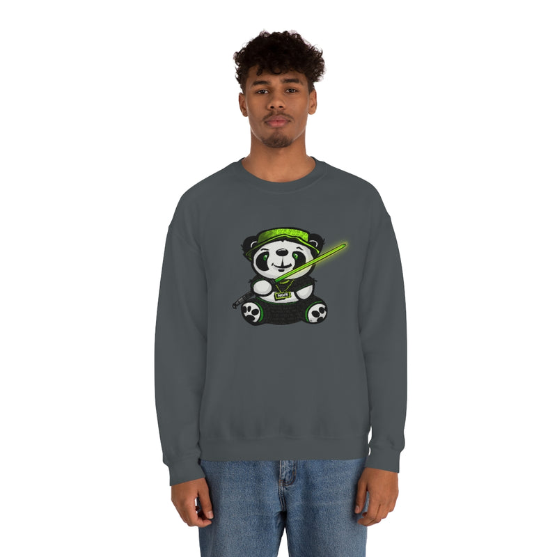 Divine Panda Light Saber - Crewneck Sweatshirt