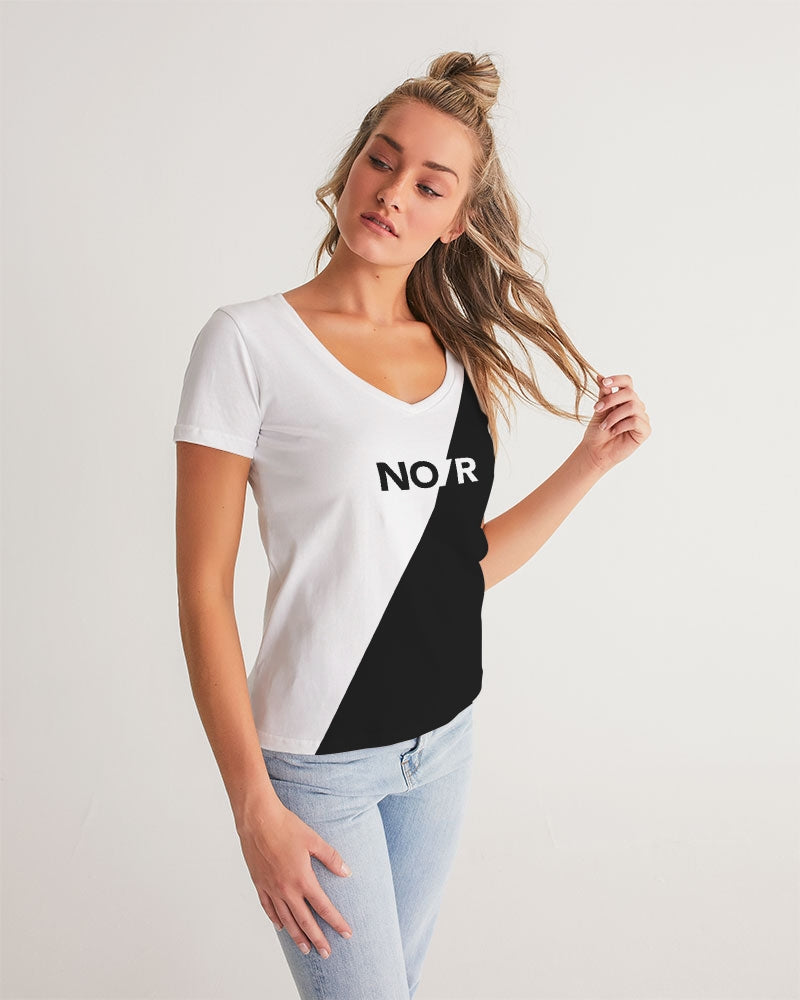 NO/R Women's V-Neck Tee