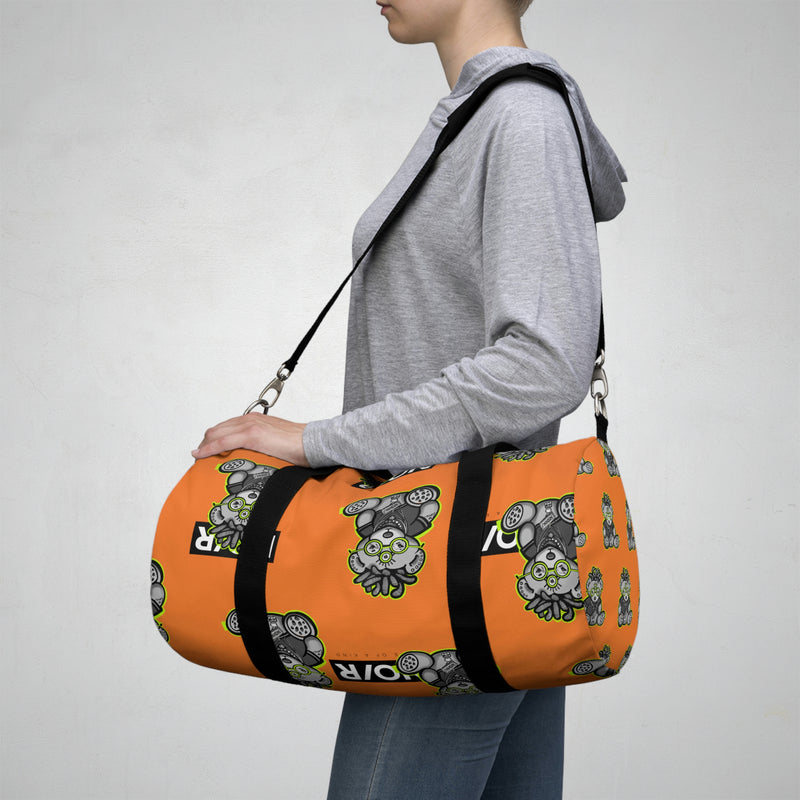 Lil Teddy- Orange Duffel Bag