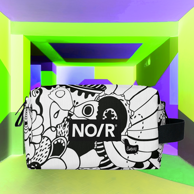 NO/R x Bongang - Toiletry Bag : BW